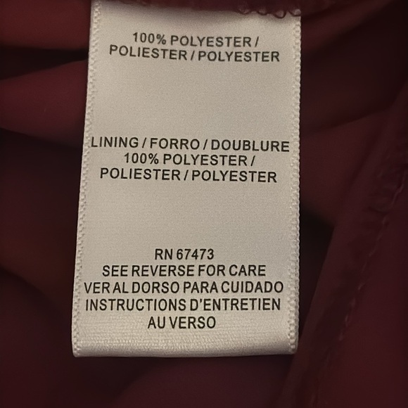 TAYLOR Black Maroon Print Long Sleeve Chiffon Smocked Waist Mini Dress Size 8 - Picture 8 of 10